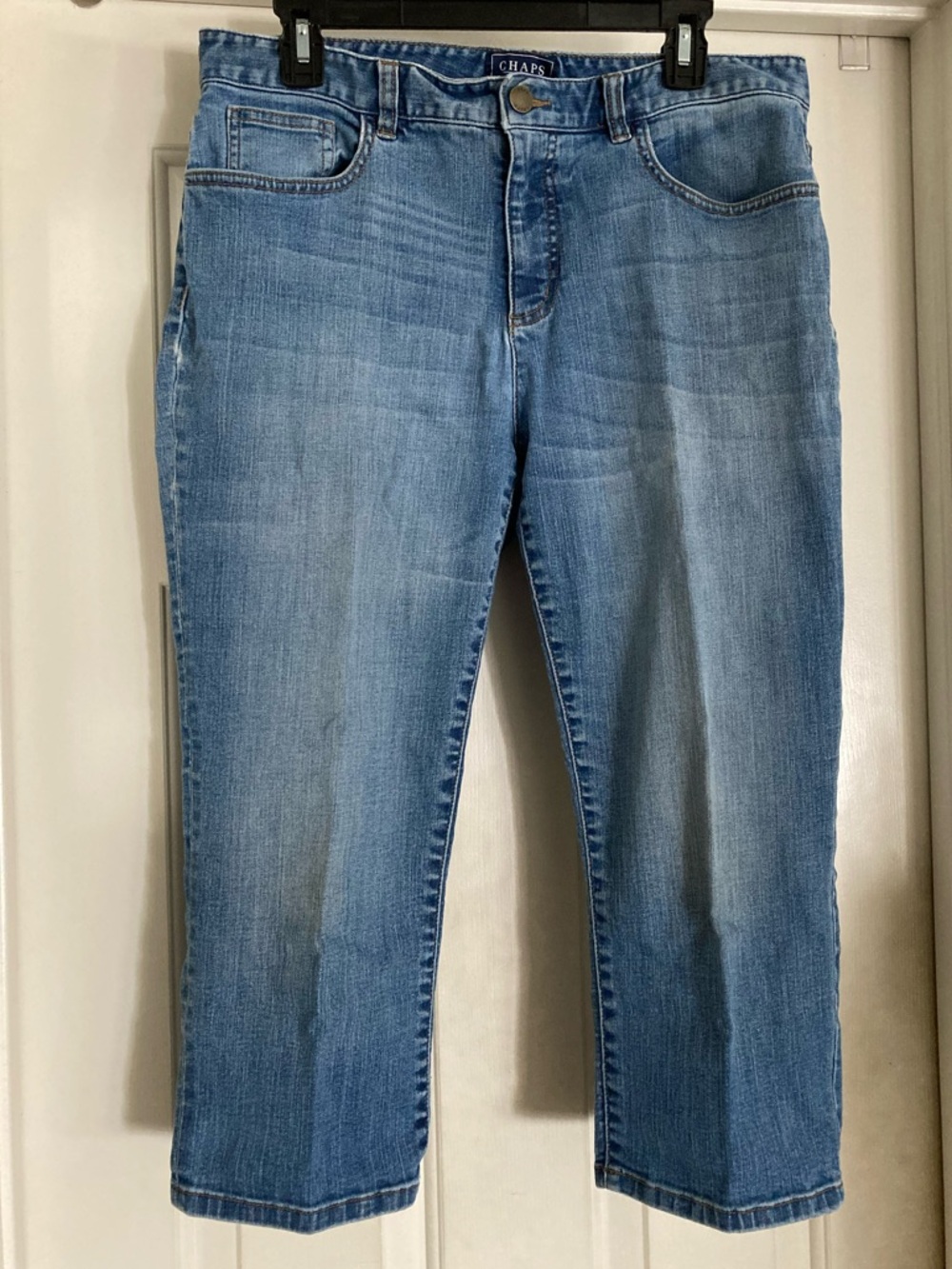 Chaps Light Blue Capri length Straight Jeans